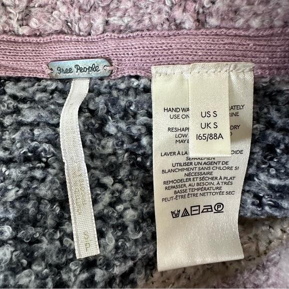 Free People Sweater Oversized Tunic Striped Small - Picture 5 of 9